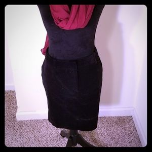 Velvet Mini Skirt